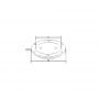 Inspection plug, 146 mm diameter