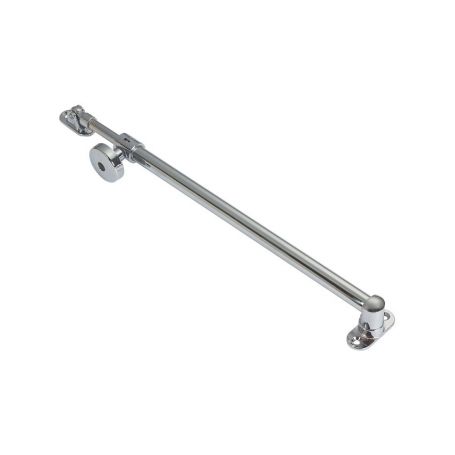Left-hand telescopic compass, 360–640 mm, chrome-plated