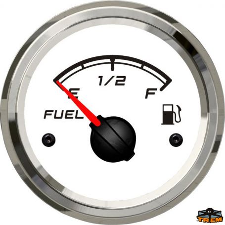 FUEL LEVEL INDICATOR 10–180 ohms 12/24V white