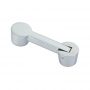 CHROME-PLATED FLUSH HINGE, 190 MM