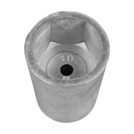 Hexagonal nose cone. Axis D. 100 D.E ST. 98.