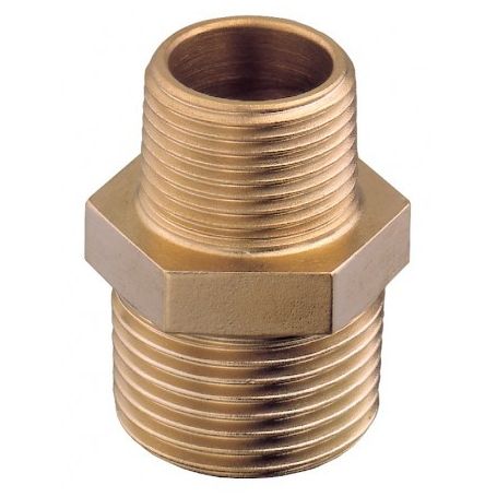 NIPLES DOPPIO RID. FIL. OTTONE 1" x 1-2