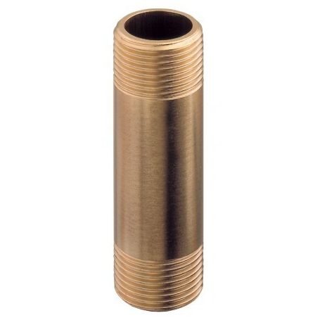 Brass threaded barrel 1" 1-2 x 100