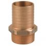 BRONZE MALE HOSE CONNECTION 1-2" X 13