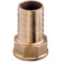 1-1/2" x 45 Brass Female Hose Connector