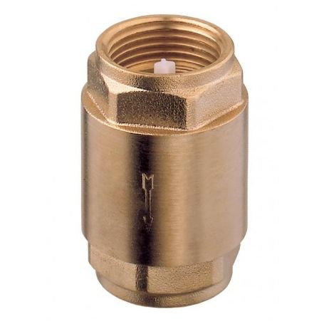 SPRING CHECK VALVE IN BRASS 1"