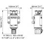 REVERSIBLE PUMP. WITH IMPELLER 28L/MIN. "UP1 - JR 12V"