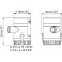 SUBMERSIBLE PUMP 63L-MIN. "UP 1000 12V"