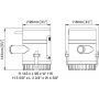 IMMERSION PUMP 95 L-MIN. "UP 1500 12V"