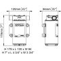 POMPA A GIRANTE IN GOMMA 35L/MIN.  " UP1  12V "