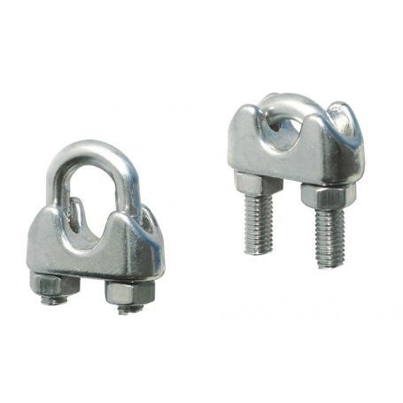 316 stainless steel clamps for metal cables, with a diameter of 3 mm.