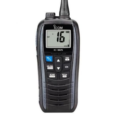 IC-M25EURO Gray VHF Radio 5W