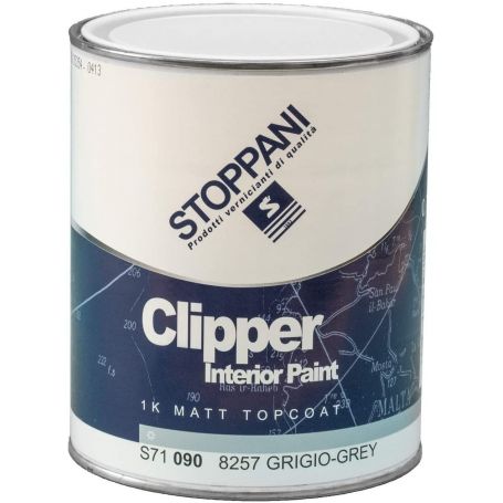 CLIPPER INTERIOR PAINT 8257 GRAY lt.4