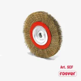 GRINDING WHEEL BRUSH SCF D.150 F.32 STEEL