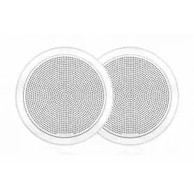 Fusion FM-F77RW 20 cm recessed marine speaker pair in white.