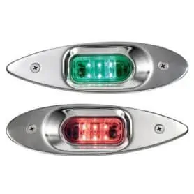 Luci di via Evoled Eye a LED a basso consumo in acciaio inox lucidato a specchio per fissaggio ad in