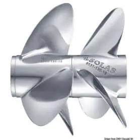 Eliche acciaio inox a 3 pale per DP 280/290 tipo C