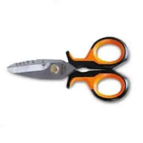 STAINLESS STEEL GRADUATED ELECTRICIAN'S SCISSORS mm.145 - 1128BSX