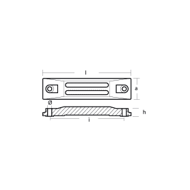 TRIM ANODE HONDA 25-50HP