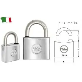 YALE 30mm NAUTICAL PADLOCK