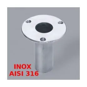 BOCCOLA DI COPERTA INOX AISI 316  D.30mm
