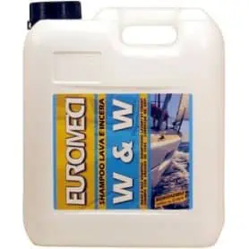 Euromeci W & W boat wax shampoo 5 liters.