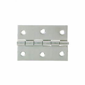 STAINLESS STEEL BOOKLET HINGE MM.60X50