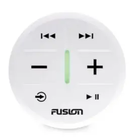 Wireless Fusion ARX remote control, white color.