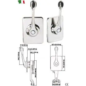 COMANDO MONOLEVA B400 ACCIAIO INOX