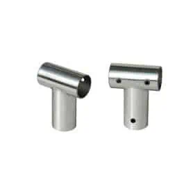 SUPPORT FOR "T" INOX D. 25 90gr