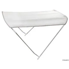 Folding awning with 2 arches.