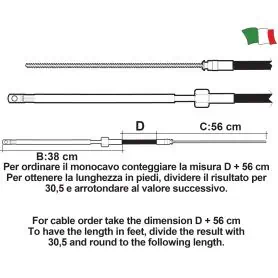 M66 7" FT CABLE