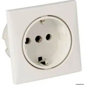 Schuko electrical outlet.