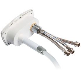 Box doccia New Edge con miscelatore e doccia a pulsante Mizar