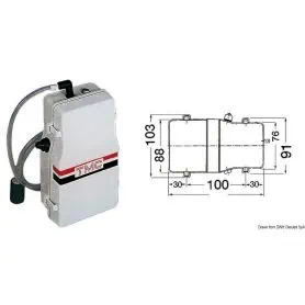 Electric aerator pump TMC for fish tanks.