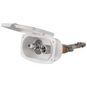 Prese acqua - innesto banchina New Edge con miscelatore acqua calda/fredda