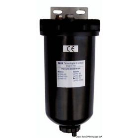 Prefiltro decantatore con elemento filtrante in rete inox 150 micron