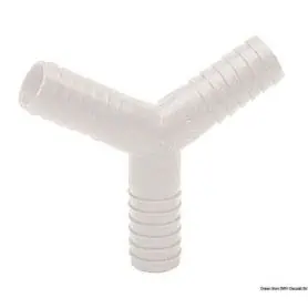 Nylon Y-joint for water pipes.