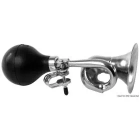Japanese pear-shaped trumpet in chromed brass
