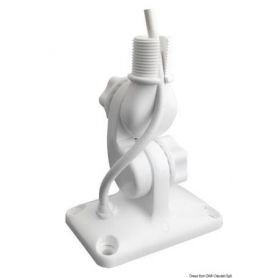 Base GLOMEX con passacavo incorporato consigliato per antenne 1,5 mt