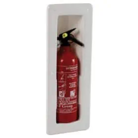 Useless snap-in fire extinguisher holder