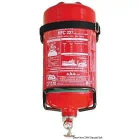 RINA approved fire suppression system HFC 227 or FK-5-1-12 (formerly NOVEC)