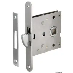 Recessed lock.