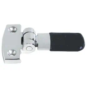 Glass stopper/slide door stopper with hinge.