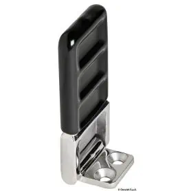 Hinged window latch - sliding door stopper