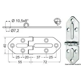 Cerniera 2,5 mm