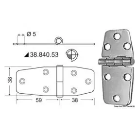 Cerniera 2,5 mm