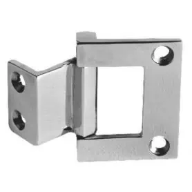 Eccentric hinge for high collar doors.