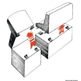 Zip with removable spring lock