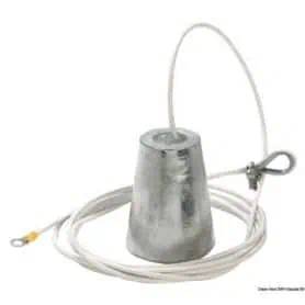 Anodo di ancoraggio in zinco